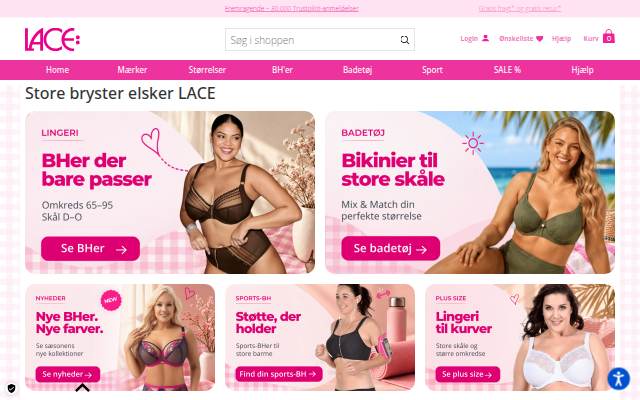 Startseite von LACE