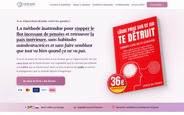 Lâche prise sur ce qui te détruit storefront