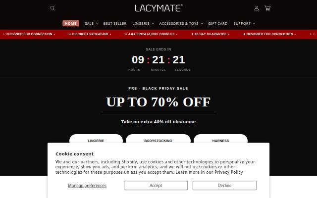 LACYMATE® storefront