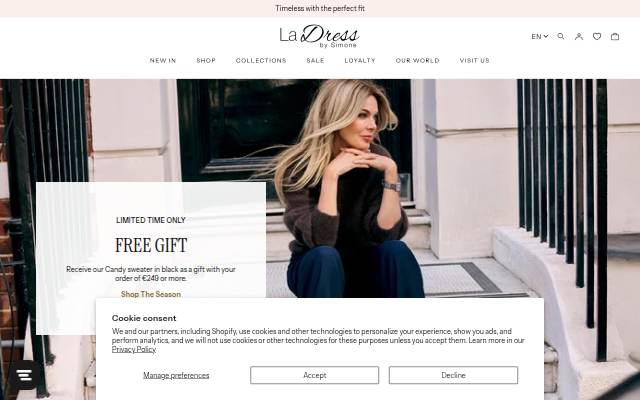 LaDress storefront