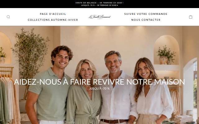 La Famille Beaumont Paris storefront