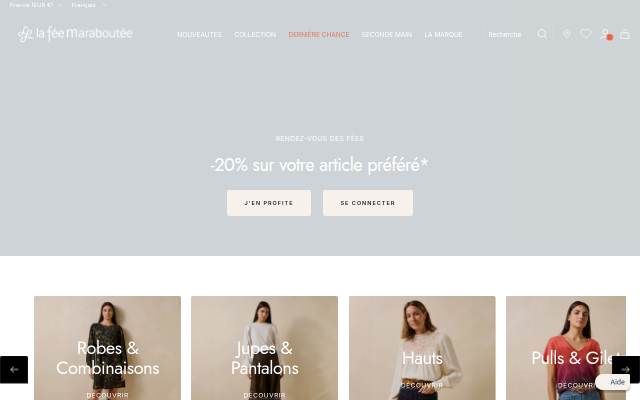 La Fée Maraboutée storefront