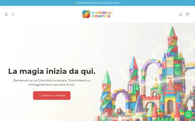 Startseite von La Girandola Incantata