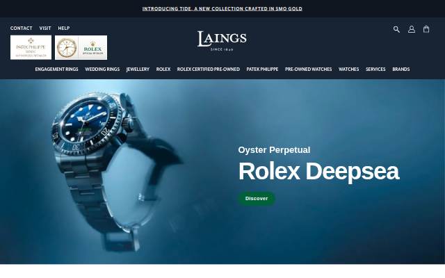 Jewellery and Watches in Glasgow, Southampton, Edinburgh and Cardiff storefront