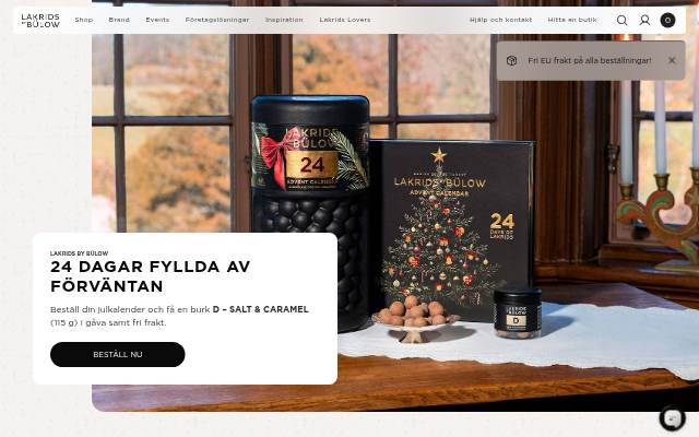 Lyxig Lakrits och Choklad storefront