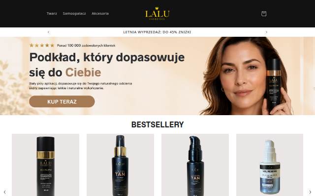 LALU Cosmetics storefront