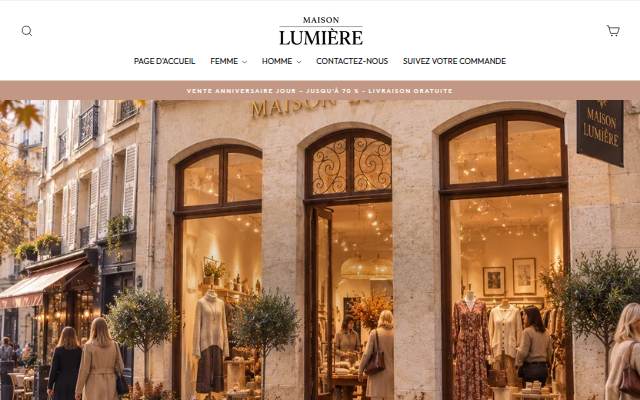 MAISON LUMIÈRE storefront