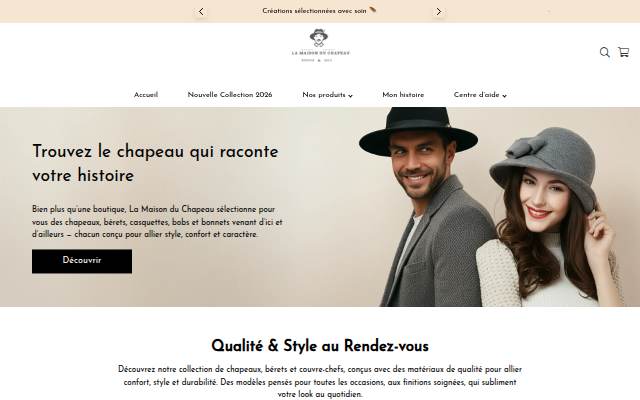 La Maison du Chapeau storefront