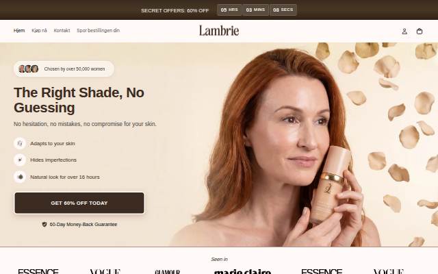 Lambrie UK storefront
