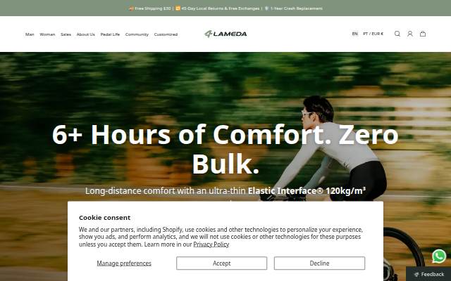 LAMEDA storefront