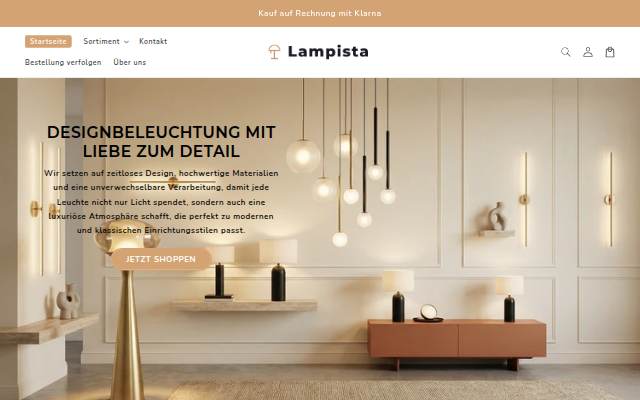 Lampista DE storefront