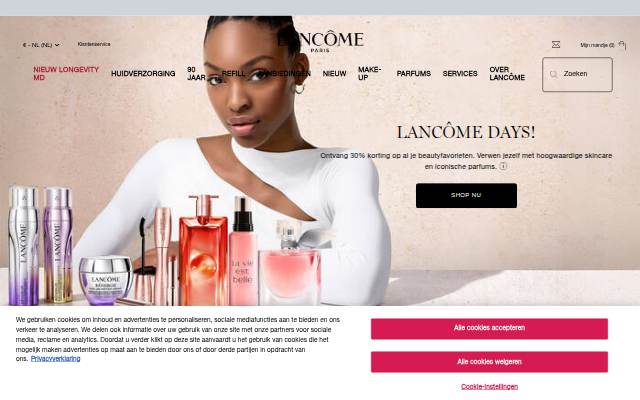 Lancome Paris storefront