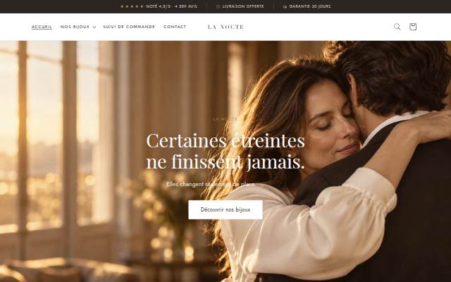 NOCTE storefront
