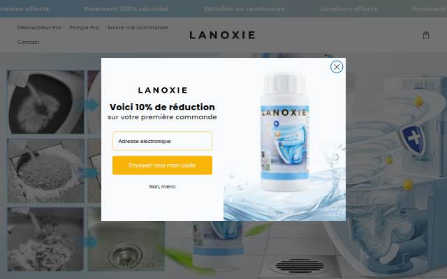 LANOXIE storefront