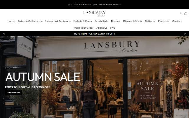 Startseite von Lansbury London