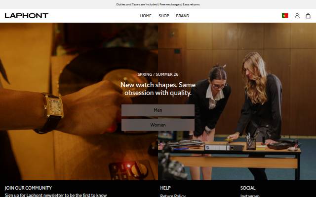 Laphont storefront