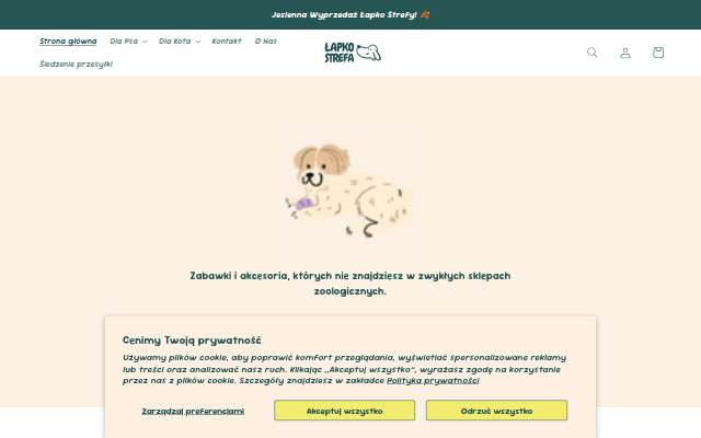 Łapko Strefa storefront