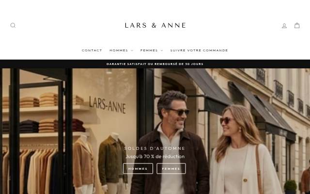Lars &amp; Anne storefront