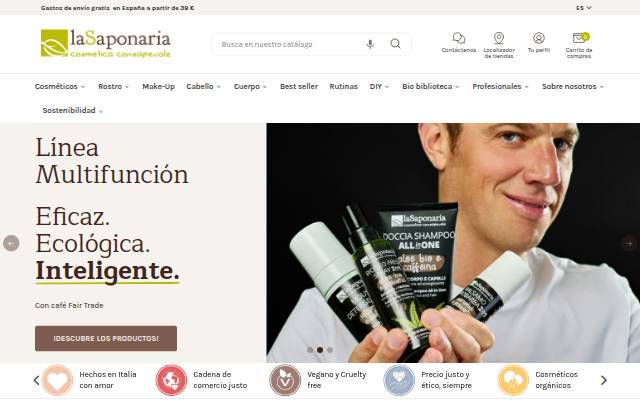 Escaparate de La Saponaria