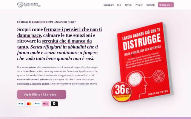 Lascia andare ciò che ti distrugge storefront