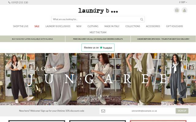 laundryb.com storefront