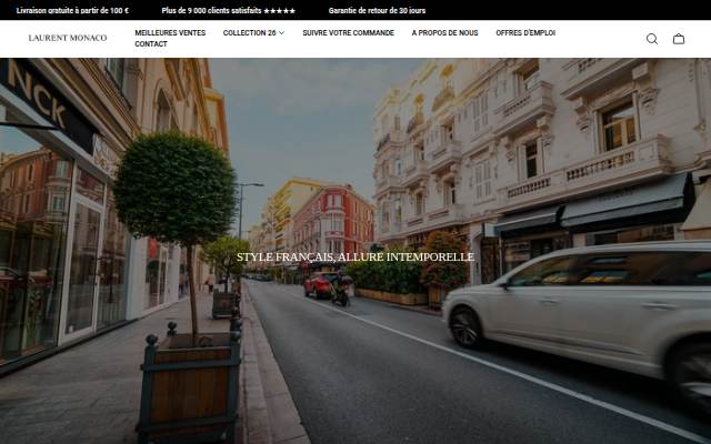Laurent Monaco storefront