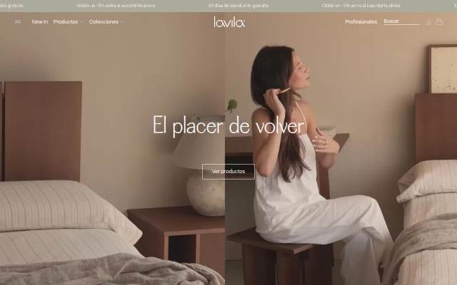 Lavila Home storefront