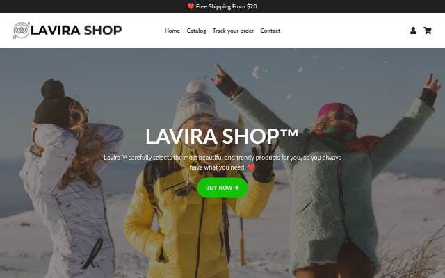 Lavira storefront