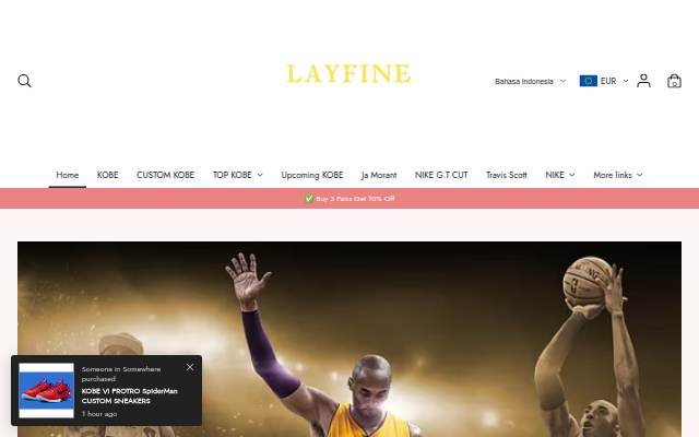 LAYFINE storefront