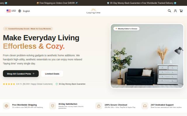 Layingtime storefront