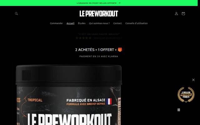 Montra da LE PREWORKOUT