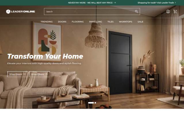 Leader Online storefront