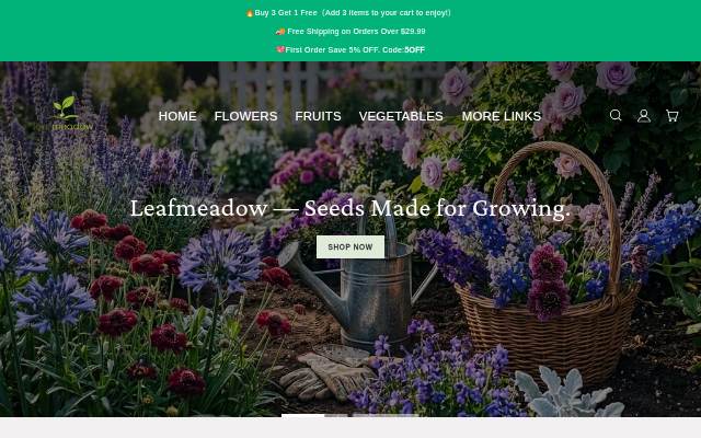 leafmeadow storefront
