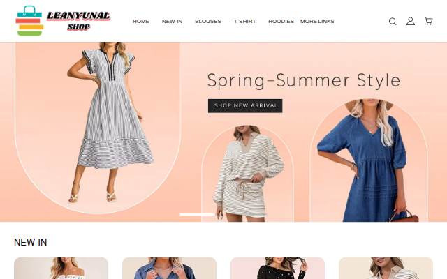 SHAFIK LLC All rights reserved storefront