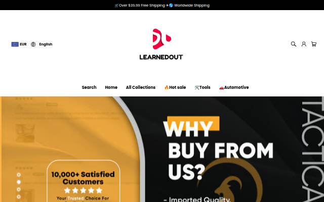 Learnedout storefront