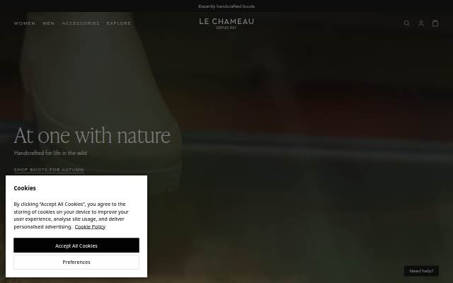 Le Chameau storefront