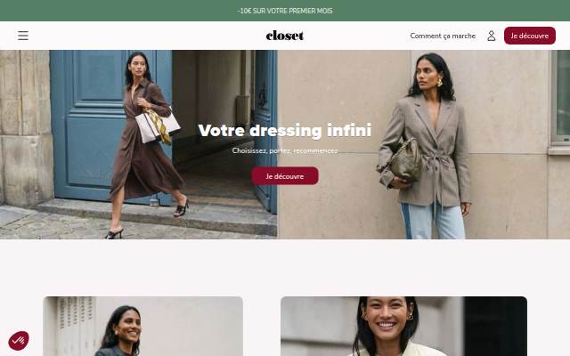 Le Closet storefront