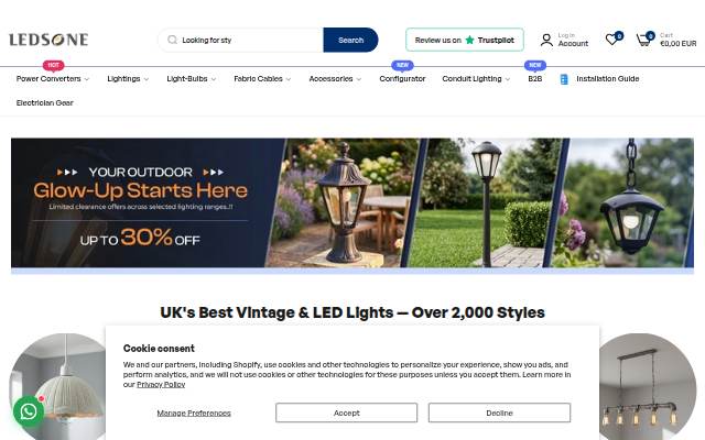 LEDSone UK Ltd storefront