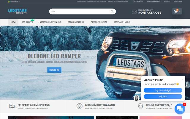 Vitrine de Ledstars.se