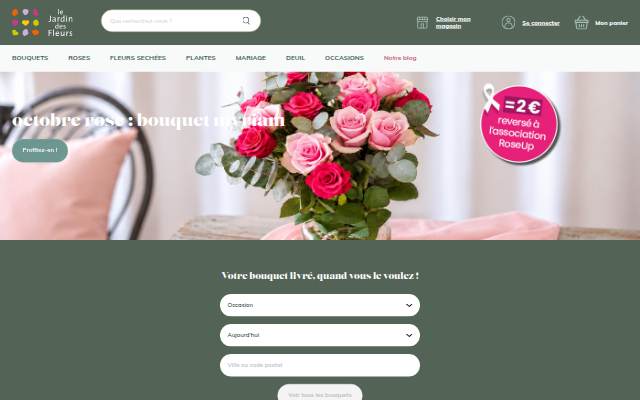 Startseite von Le jardin des fleurs