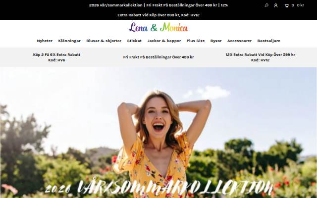 Lena &amp; Monica storefront