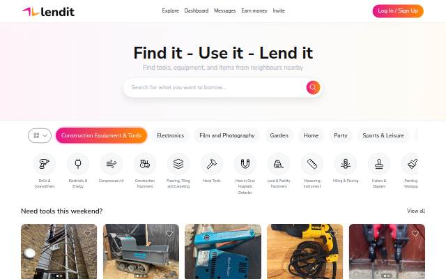 LendIt storefront