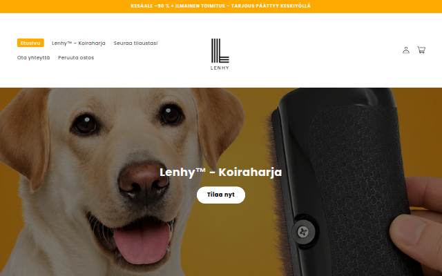 Lenhy Finland storefront
