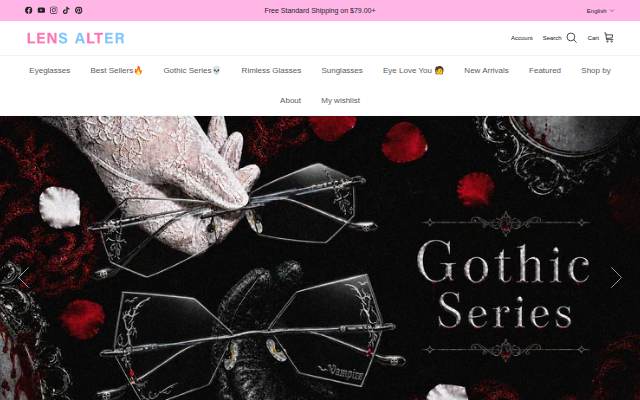 Lensalter storefront