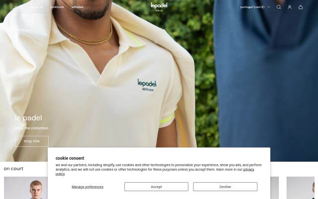 Le Padel storefront
