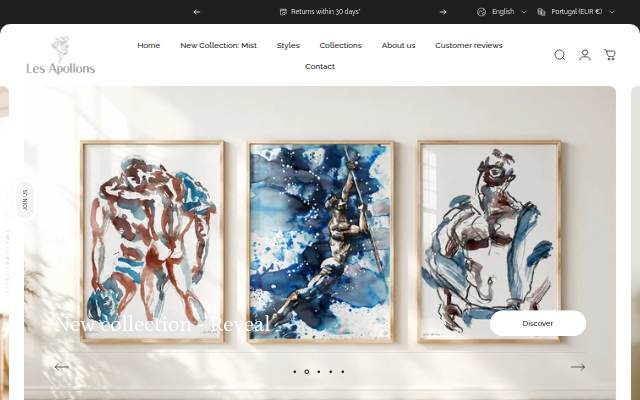 Les Apollons storefront