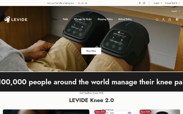 LEVIDE storefront