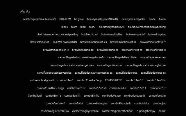 Meu site – Meu site storefront