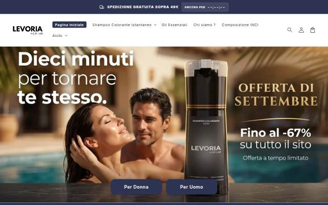 LEVORIA storefront