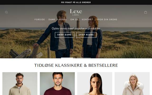 LexeLabel storefront
